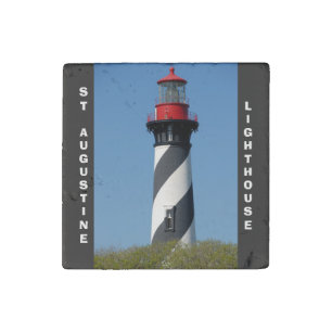 St. Augustine Lighthouse Stone Magnet