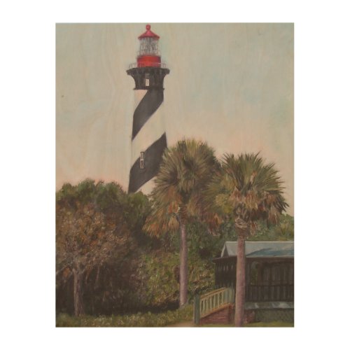 ST AUGUSTINE LIGHTHOUSE Wood Wall Art