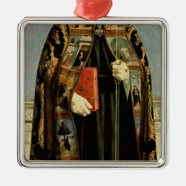 St. Augustine Metal Ornament (Front)