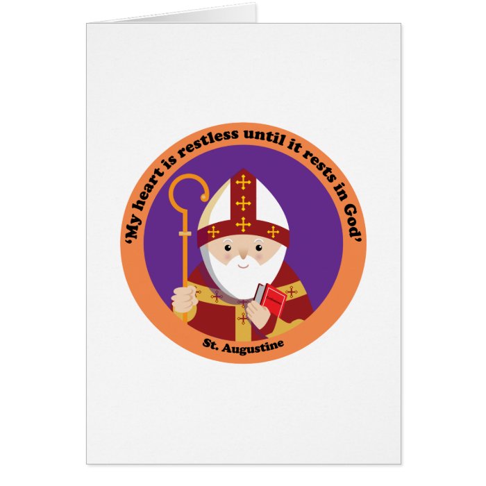 St. Augustine of Hippo Card