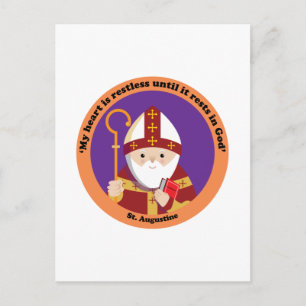 St. Augustine of Hippo Postcard