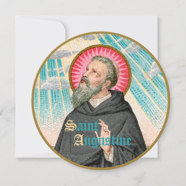 St. Augustine of Hippo (SAU 047; detail) (Front)