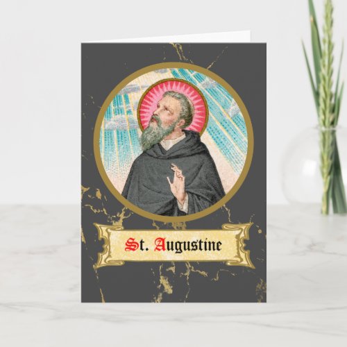 St Augustine of Hippo SAU 047 detail Card