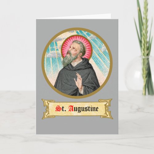 St Augustine of Hippo SAU 047 detail Card
