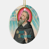 St. Augustine of Hippo (SAU 047; detail) Ceramic Ornament (Right)