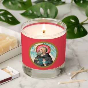 St. Augustine of Hippo (SAU 047; detail) Scented Candle