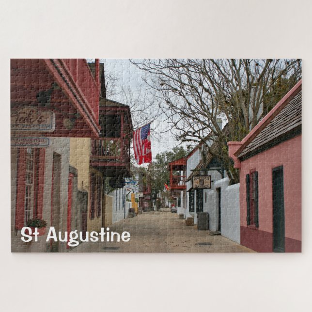 St Augustine: old quarter, Florida, USA Jigsaw Puzzle (Horizontal)