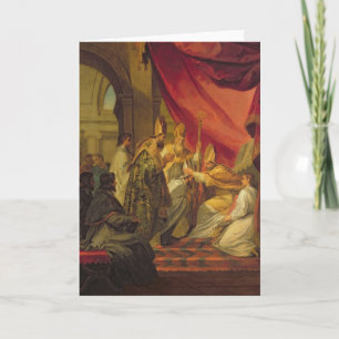 St. Augustine ordained as the Bishop Card