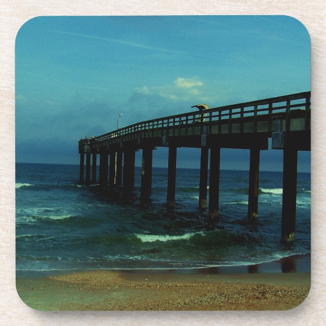 St. Augustine Pier Drink Coaster (Front)