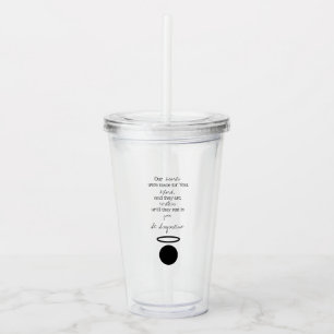 St. Augustine Quote Tumbler