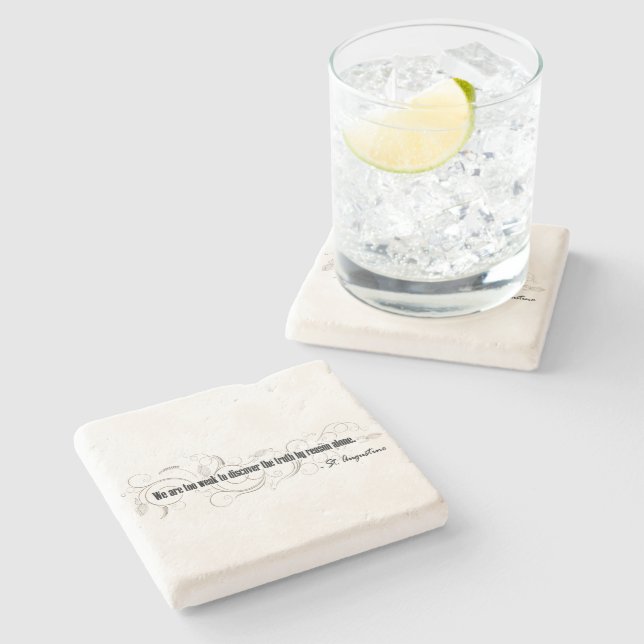 St. Augustine Stone Coaster (Side)