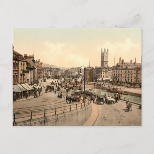 St Augustine's Bridge, Bristol, England Postcard