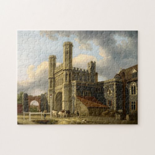 St Augustines Gate Canterbury England Jigsaw Puzzle