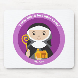 St. Ava Mouse Pad