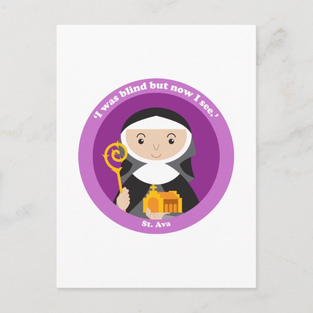 St. Ava Postcard (Front)