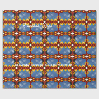 St Barachiel Archangel's Cloudy Dragons Wrapping Paper