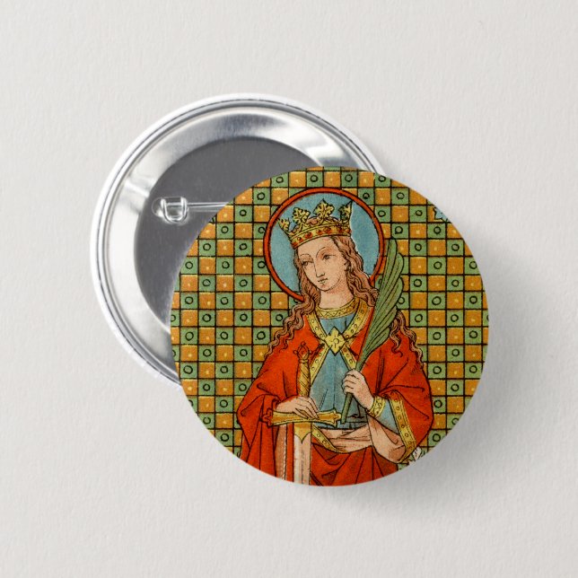 St. Barbara  (JP 01) Button (Front & Back)
