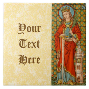 St. Barbara (JP 01) Ceramic Tile 2