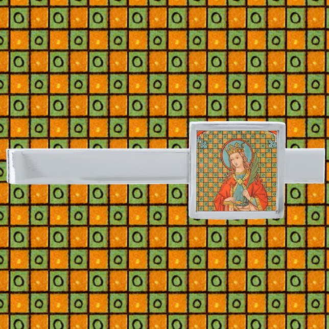 St. Barbara  (JP 01) Silver Finish Tie Bar (Creator Uploaded)