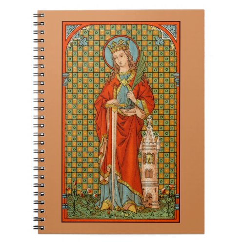 St Barbara JP 01  Style 2 Notebook
