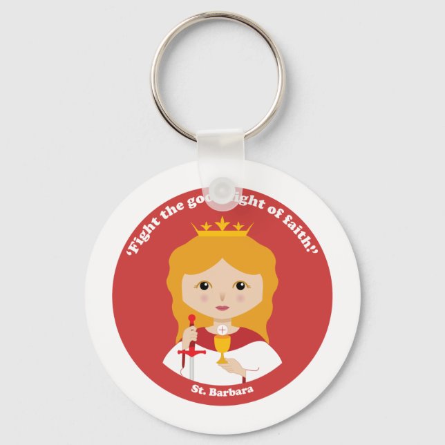 St. Barbara Keychain (Front)