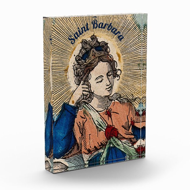 St. Barbara of Nicomedia (M 007) Photo Block (Left)