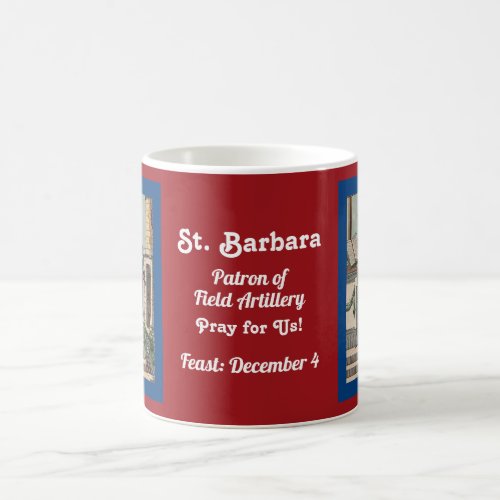 St Barbara with Artillery M 007 Coffee Mug 2