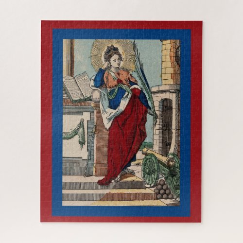 St Barbara with Artillery M 007 Jigsaw Puzzle