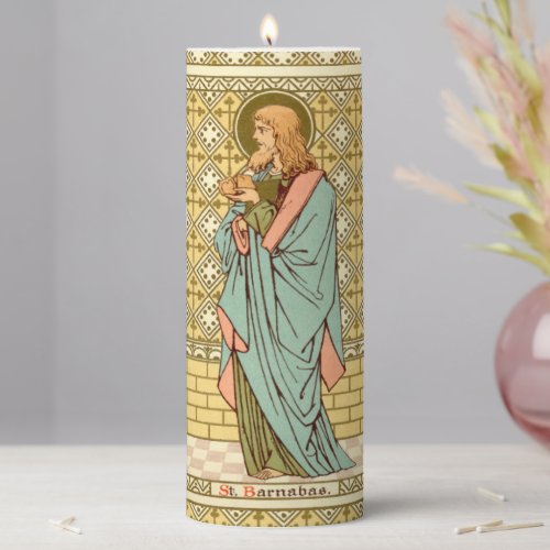 St Barnabas the Apostle RLS 02 3x8 Pillar Candle