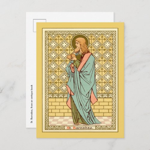 St Barnabas the Apostle RLS 02 Postcard 2