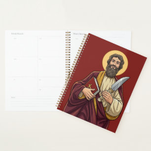 St. Bartholomew the Apostle Comics Style Catholic Planner