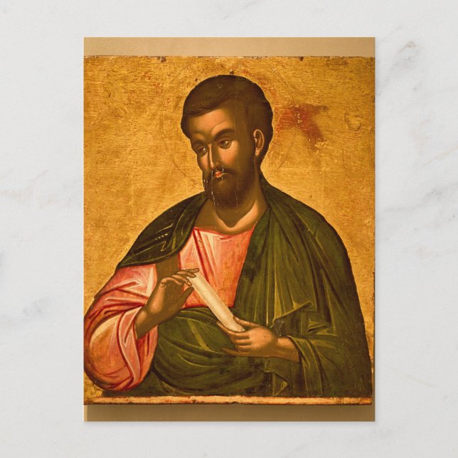 St. Bartholomew the Apostle Icon Postcard (Front)