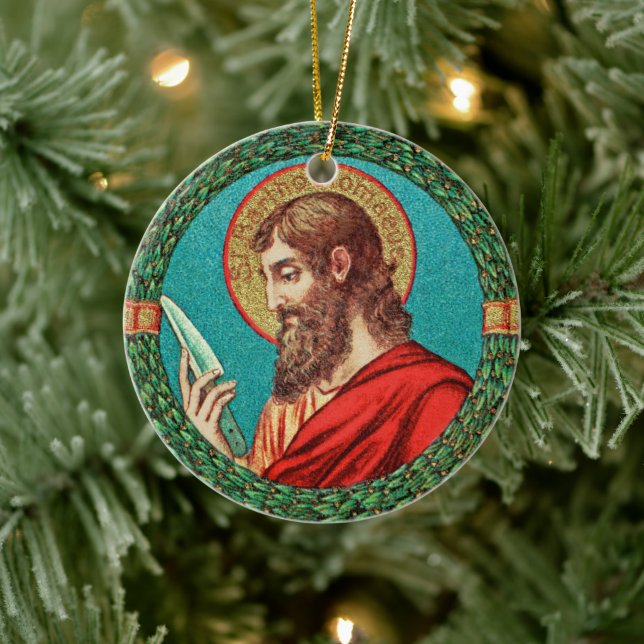 St. Bartholomew the Apostle (JMAS 03) Ceramic Ornament (Tree)