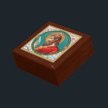 St. Bartholomew the Apostle (JMAS 03) Gift Box<br><div class="desc">This roundel features a pensive St. Bartholomew (also known as Nathaniel; 1st century) contemplating the sharpness of a knife. Brought to Jesus by St. Philip, the Apostle with whom he is most often associated, St. Bartholomew preached the Gospel after Christ’s Ascension in Asia Minor, Ethiopia, India, and Armenia. Traditionally, he...</div>
