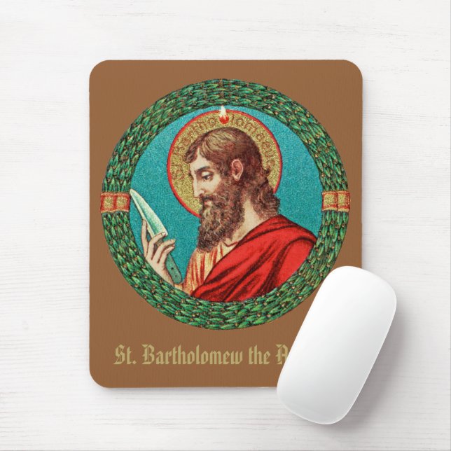 St. Bartholomew the Apostle (JMAS 03) Mouse Pad (With Mouse)