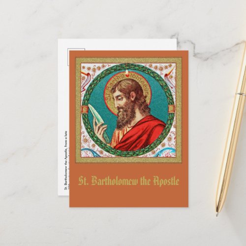 St Bartholomew the Apostle JMAS 03 Postcard