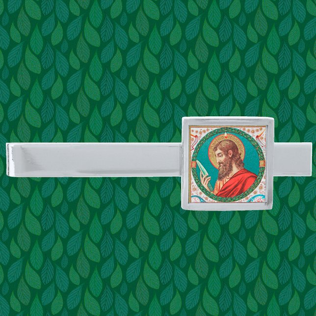 St. Bartholomew the Apostle (JMAS 03) Silver Finish Tie Bar (Creator Uploaded)