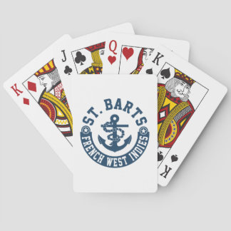 St. Barts French West Indies Poker Cards