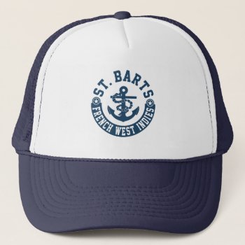 St. Barts French West Indies Trucker Hat by mcgags at Zazzle