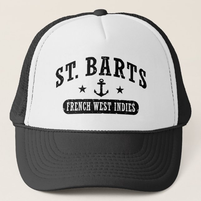 St. Barts French West Indies Trucker Hat (Front)
