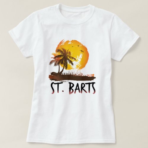 St Barts grunge T_Shirt