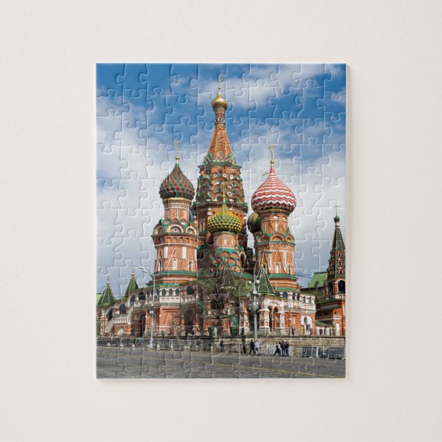 St.Basil Cathedral in Moscow Jigsaw Puzzle (Vertical)
