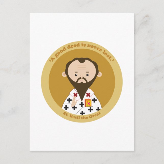 St. Basil the Great Postcard (Front)