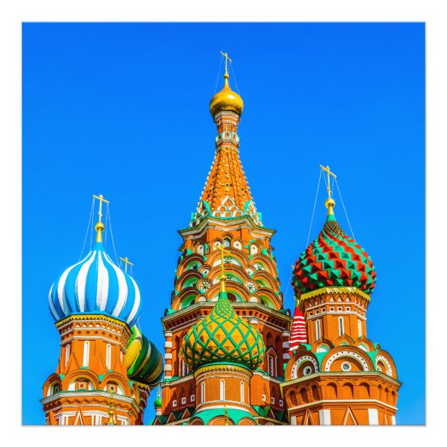St. Basil's cathedral Photo Print (Front)
