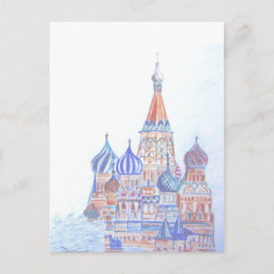St. Basil's Cathedral Postcard (vertical)