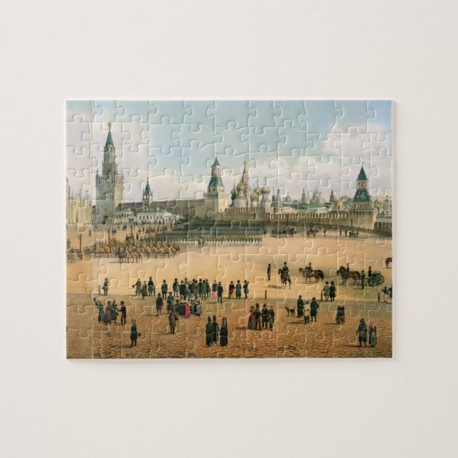 St. Basil's Cathedral seen from the Kremlin, from Jigsaw Puzzle (Horizontal)