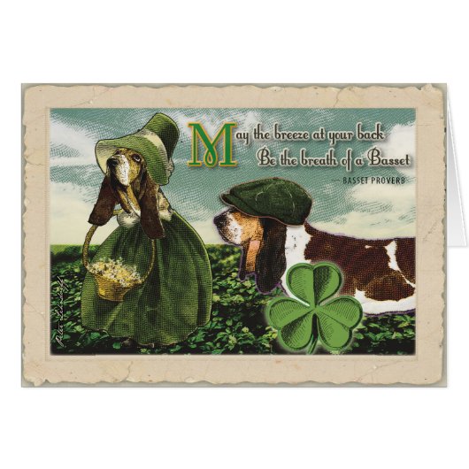 St. Basset's Day Cards (Front Horizontal)