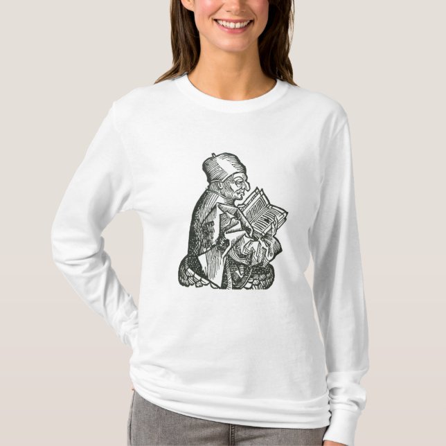St. Bede  from 'Liber Chronicarum' T-Shirt (Front)