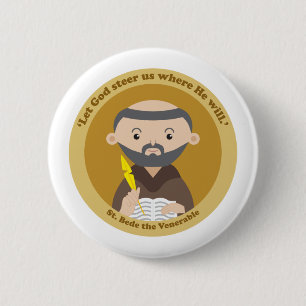 St. Bede the Venerable Button