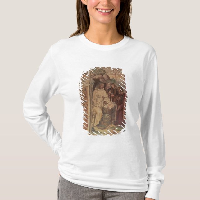 St. Benedict against a  Landscape, from the Life o T-Shirt (Front)